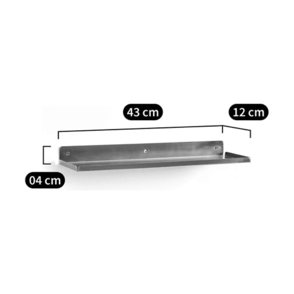 43cm Metal Wall Shelf