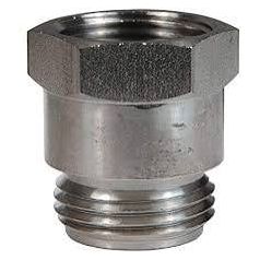 Stainless Steel 3/4" Female NPT to 3/4" Male GHT