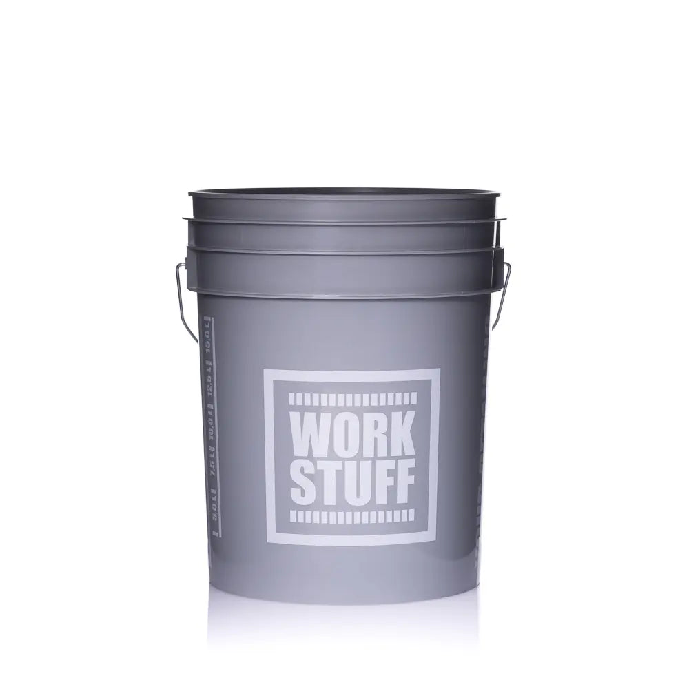 Work Stuff Detailing Bucket Grey - Wheels + Separator Black