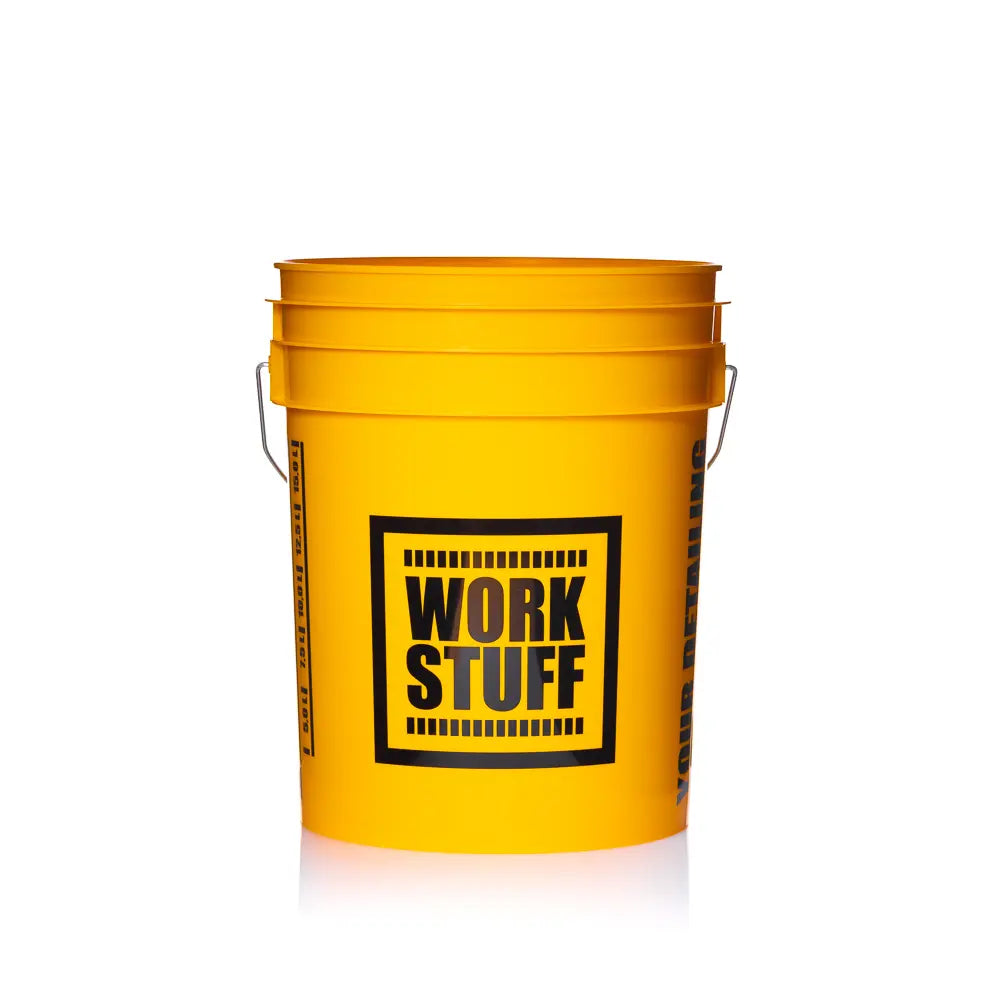 Work Stuff Detailing Bucket Yellow - Wash + Separator Black