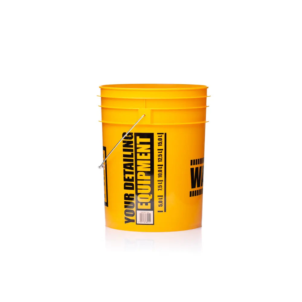 Work Stuff Detailing Bucket Yellow - Wash + Separator Black