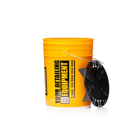 Work Stuff Detailing Bucket Yellow - Wash + Separator Black