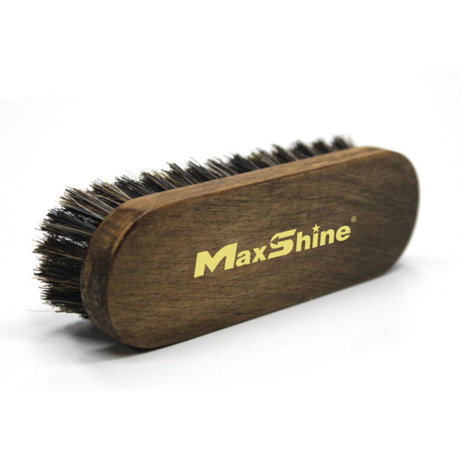 Maxshine Horsehair Brush for Leather Seats and Upholstery