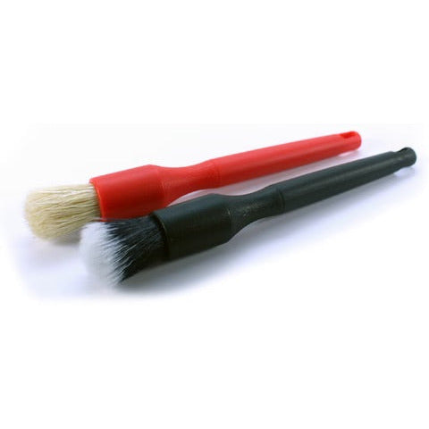 Detail Factory Mini Ultra-Soft & Boar Hair Crevice Set - Black/Red