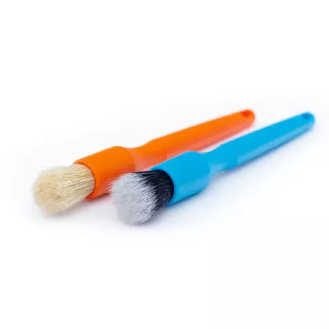 Detail Factory Mini Ultra-Soft & Boar Hair Crevice Set - Blue/Orange